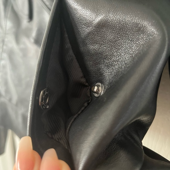 Genuine Leather Biker Jacket William Rast Women’s - Picture 10 of 12